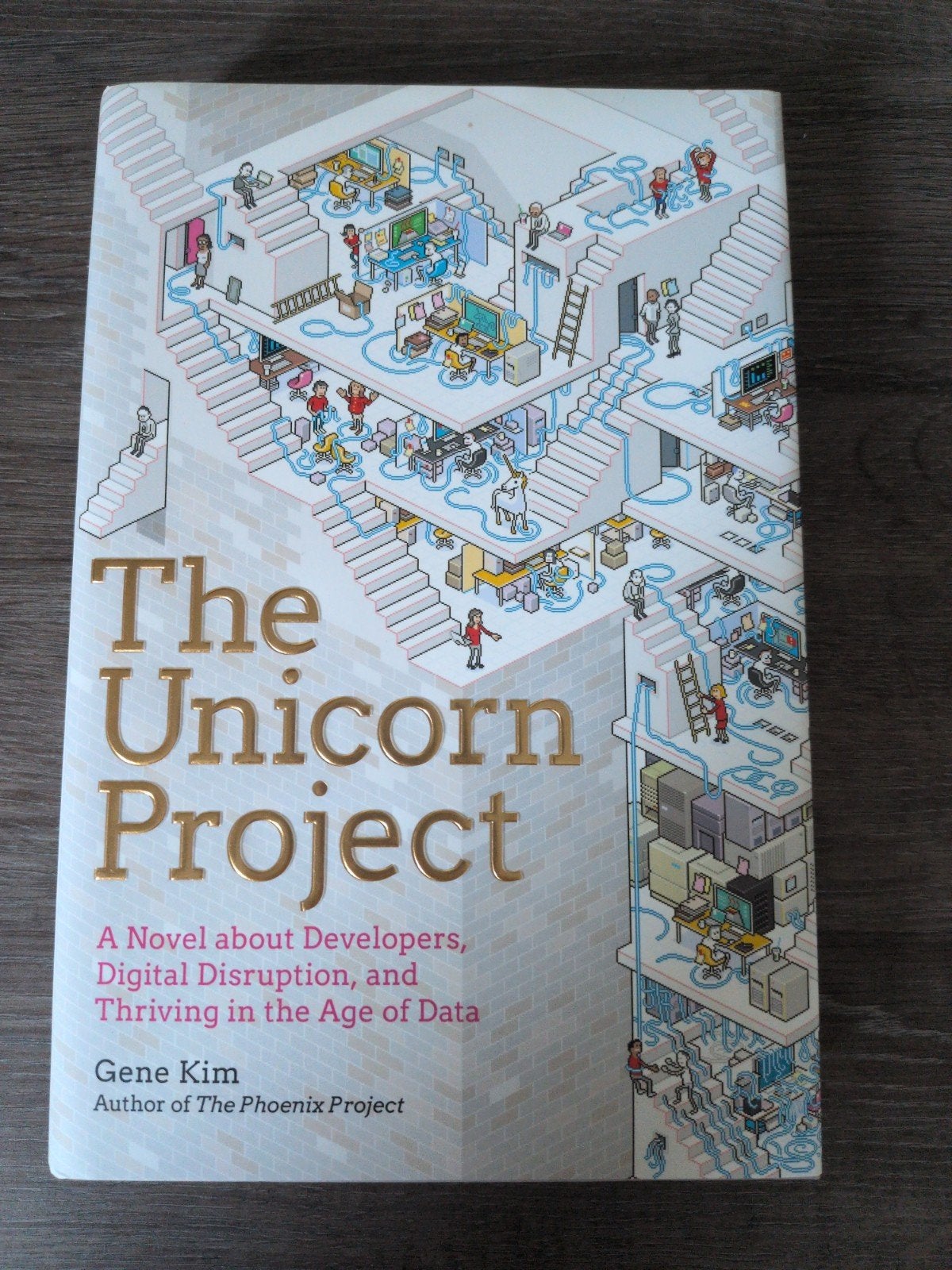 The Unicorn Project - Gene Kim (Hardcover, ongelezen), Boeken, Informatica en Computer, Ophalen of Verzenden, Zo goed als nieuw