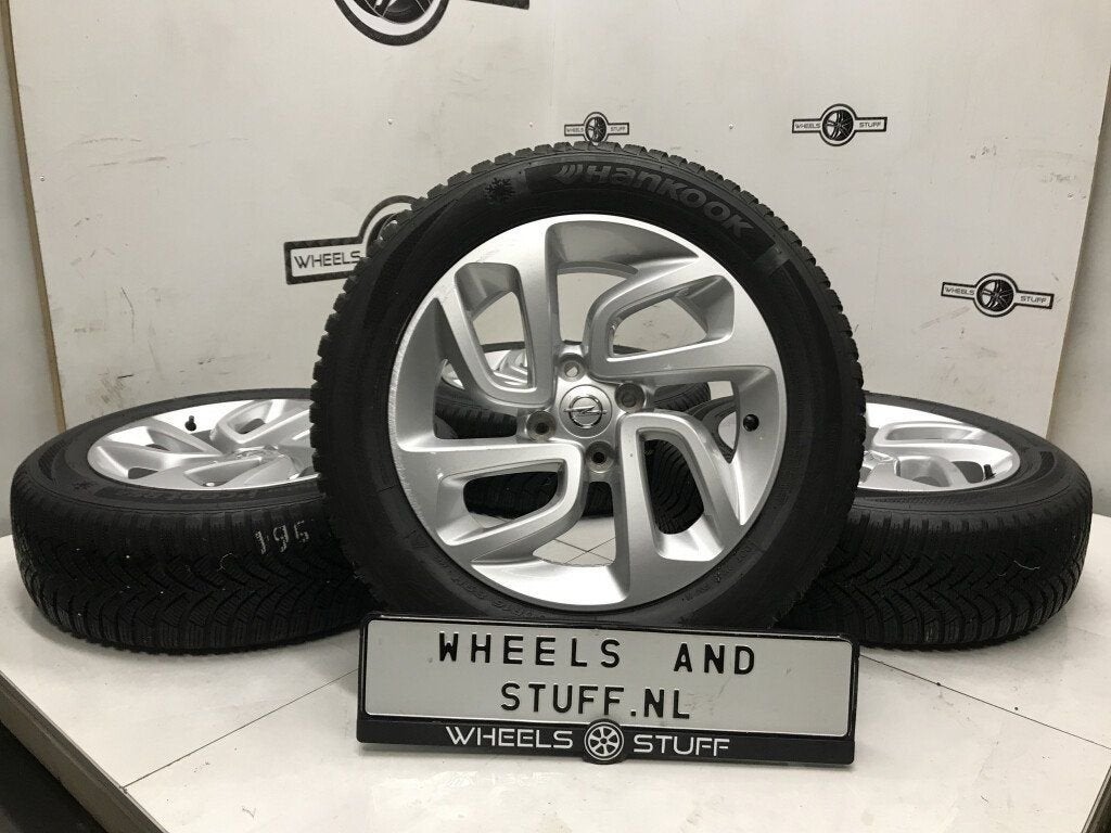 Opel Crossland X lichtmetaal velgen 16 inch 4x108, Ophalen, Gebruikt, 16 inch, Banden en Velgen