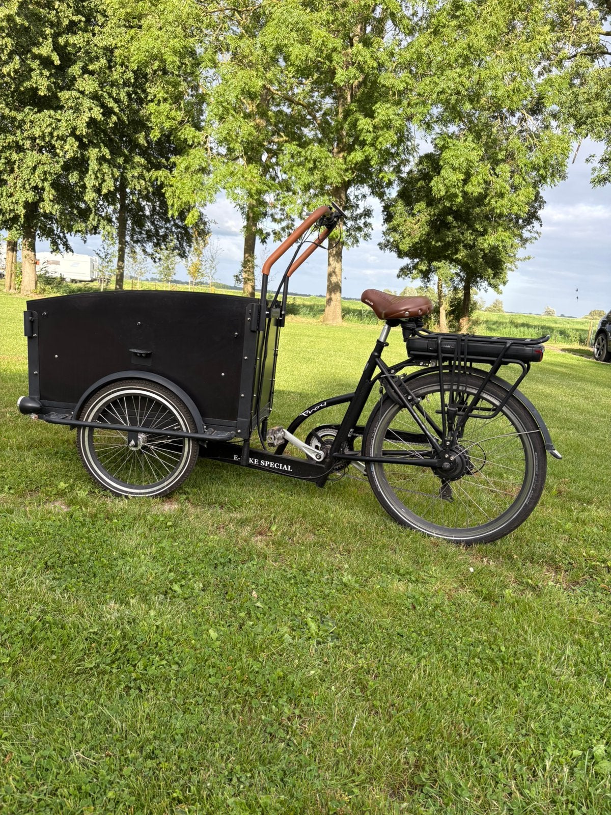 Vogue Troy Bakfiets Elektrisch, Fietsen en Brommers, Fietsen | Bakfietsen, Gebruikt, Overige merken, 4 kinderen of meer, Elektrisch