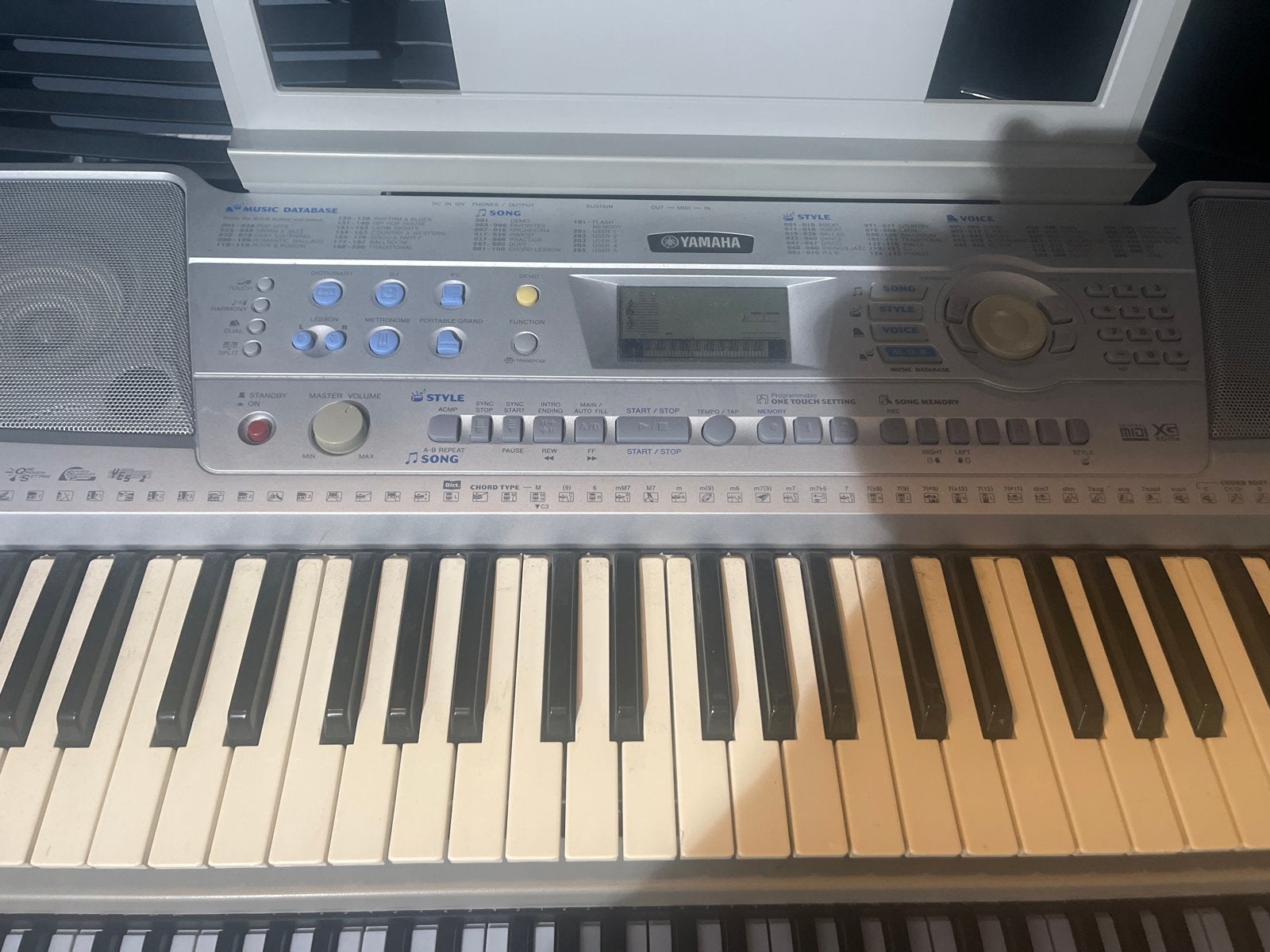 Yamaha PSR-290 Keyboard, Muziek en Instrumenten, Ophalen, Yamaha, Aanslaggevoelig, 61 toetsen