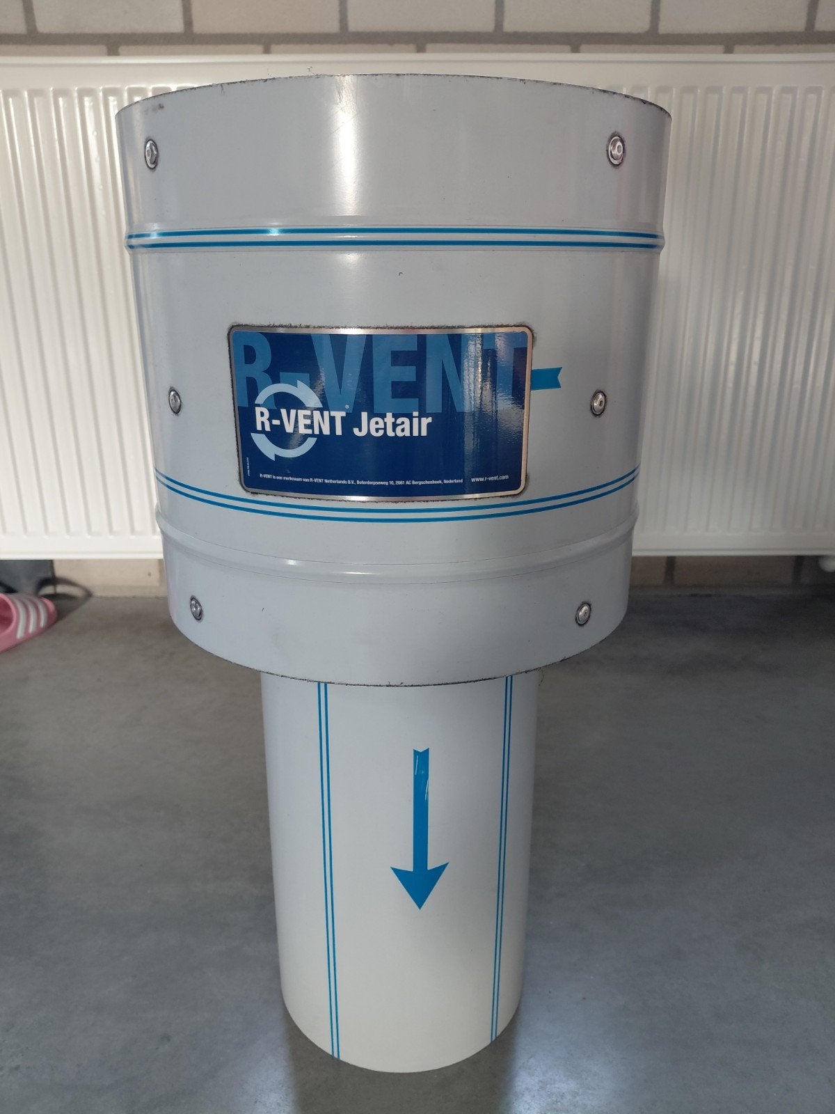 Nieuwe R-VENT Jetair kap AJETIK 200mm aluminium, Ophalen of Verzenden, Nieuw, Afzuiger
