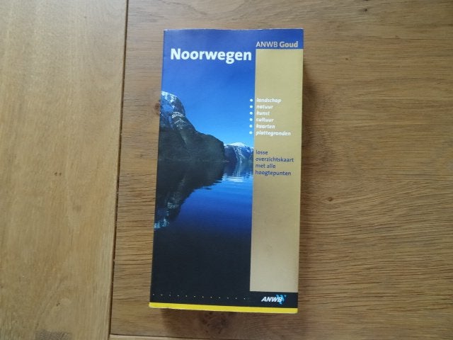 anwb goud reisgids Noorwegen ; gids met de kaart, Europa, Ophalen of Verzenden, Zo goed als nieuw, Reisgids of -boek