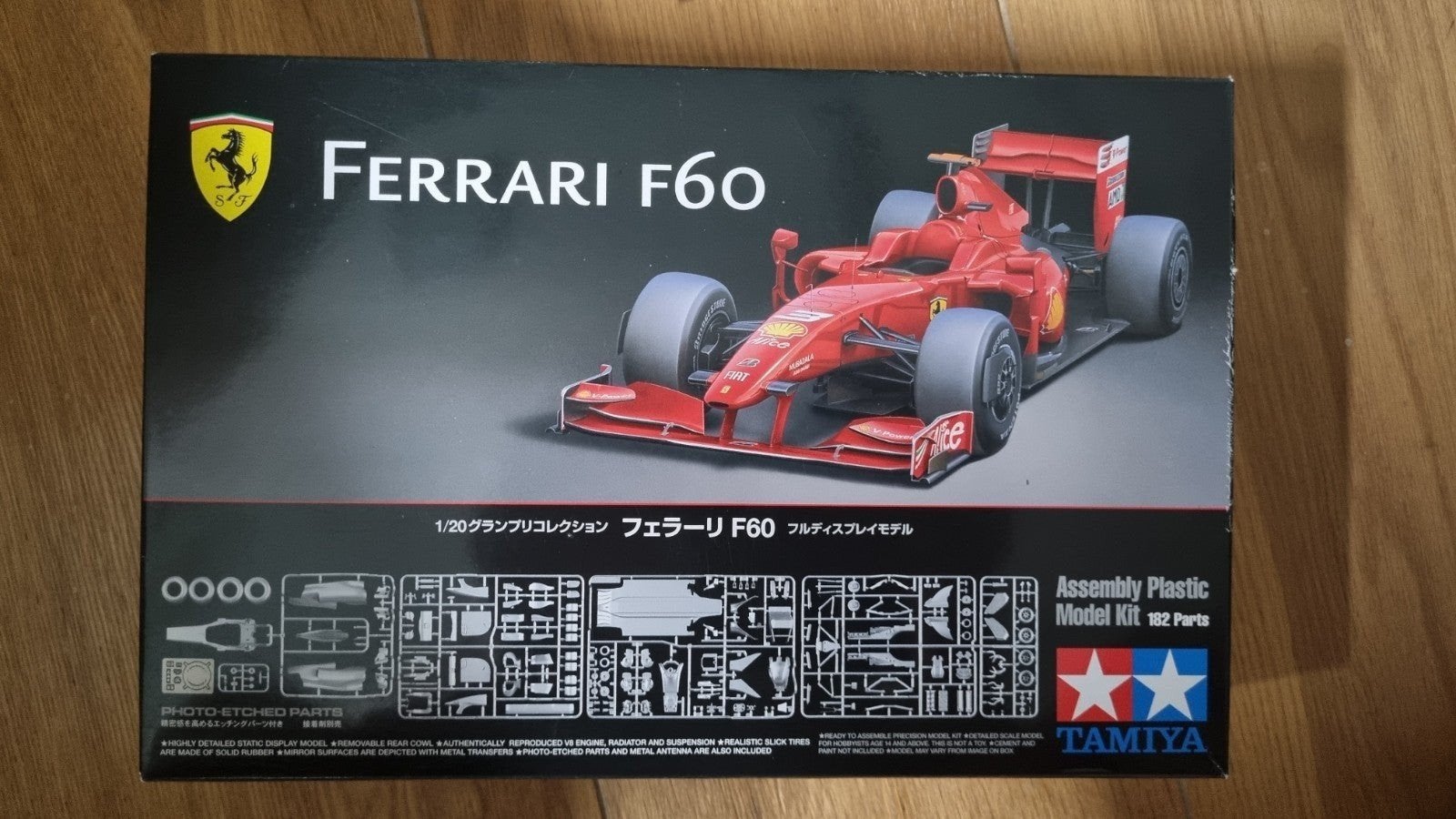 Tamiya Ferrari F60 Formule 1 Modelbouwkit 1:20, Auto, Groter dan 1:32, Nieuw, Ophalen of Verzenden