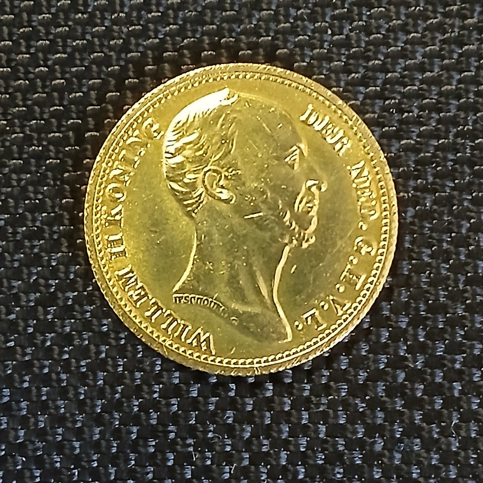 Gouden Tientje 10 gulden Willem II (1842) vergulding naslag, Postzegels en Munten, Verzenden, Goud, Losse munt, 10 gulden