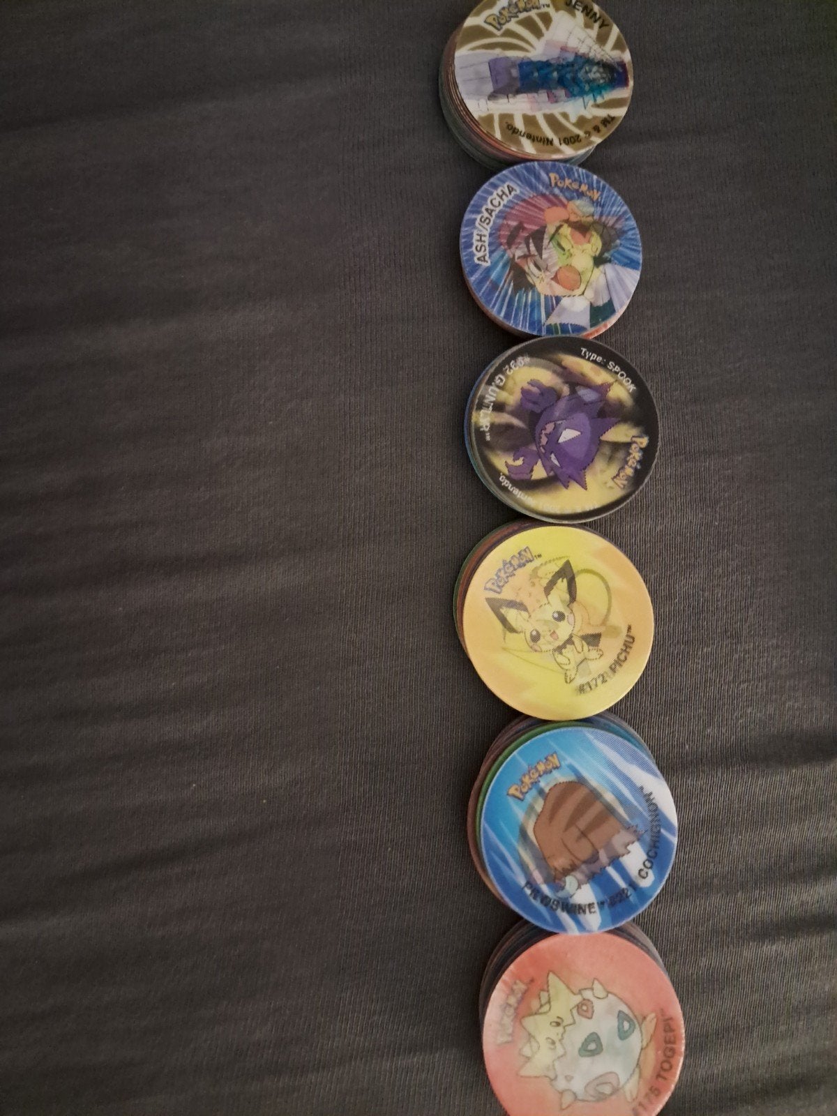 65 Pokemon Flippo's in perfecte staat! Als nieuw!, Verzamelen, Ophalen of Verzenden, Losse flippo's