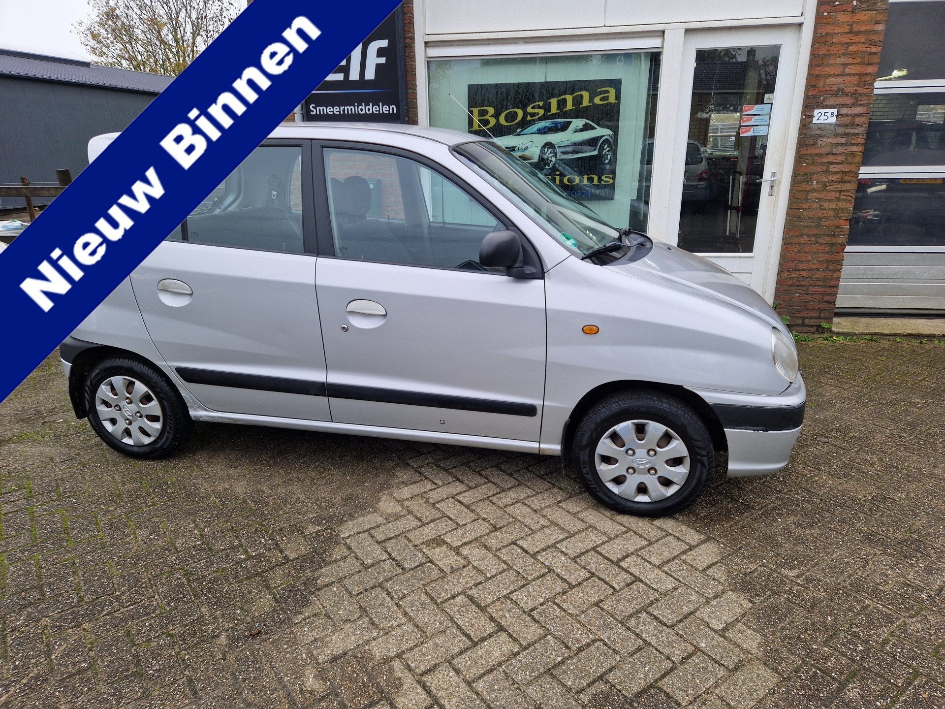 Hyundai Atos 1.0i ''GLS'' Automaat - Hoge instap - Apk 21-11, Stof, 14 km/l, Bedrijf, Grijs