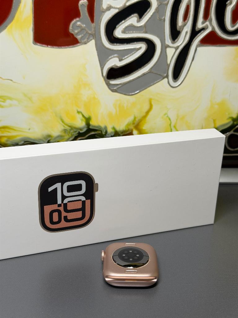 Apple Watch 10 42MM Rose Gold GPS (BANDJE NAAR KEUZE), Apple, Apple Watch, IOS, Zo goed als nieuw