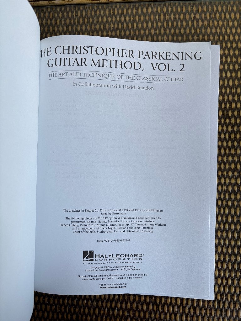 The Christopher Parkening Guitar Method - Vol 2 - 1997, Les of Cursus, Ophalen of Verzenden, Populair, Gitaar