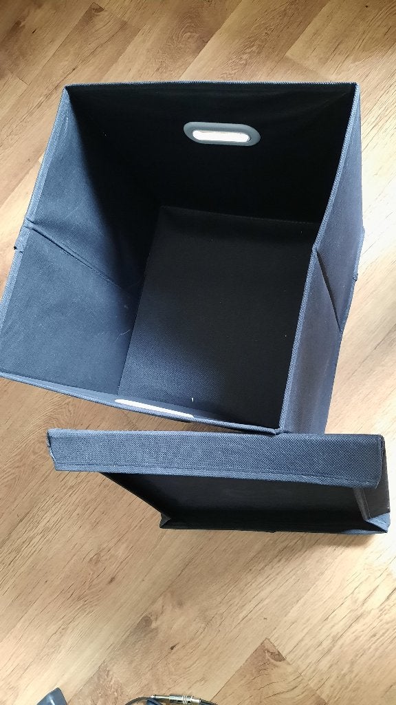 LP Vinyl opbergbox met deksel, Ophalen, Zo goed als nieuw, 12 inch