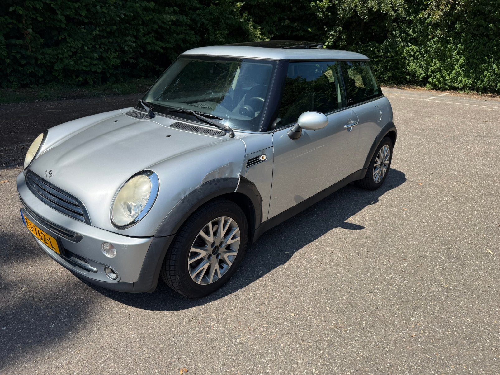 Mini cooper 1.6 2007 motor storing en linksvoor schade, Ophalen, Gebruikt, Mini