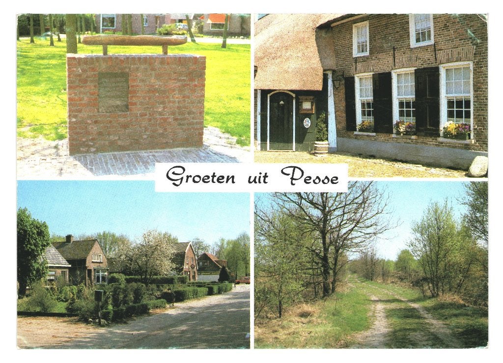 984190 Pesse 80+ Drenthe Gelopen met Postzegel, Ophalen of Verzenden, 1980 tot heden, Gelopen, Drenthe