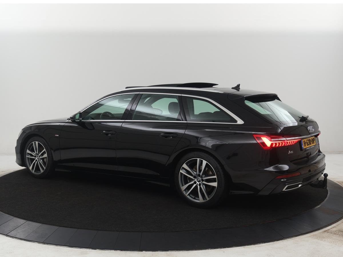 Audi A6 Avant 45 TFSI Sport 3x S line edition | Panoramadak, Stof, Gebruikt, 4 cilinders, Zwart