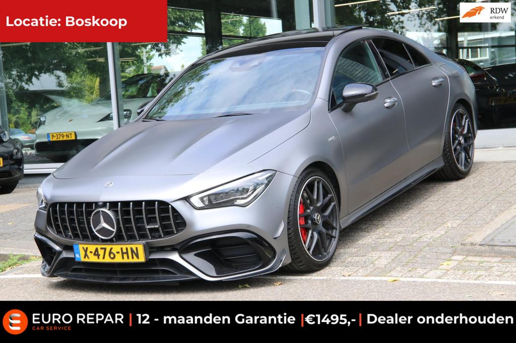 Mercedes-Benz CLA-klasse AMG 45 S 4MATIC+ Premium Plus PANO, Auto's, Automaat, CLA, Gebruikt, 4 cilinders