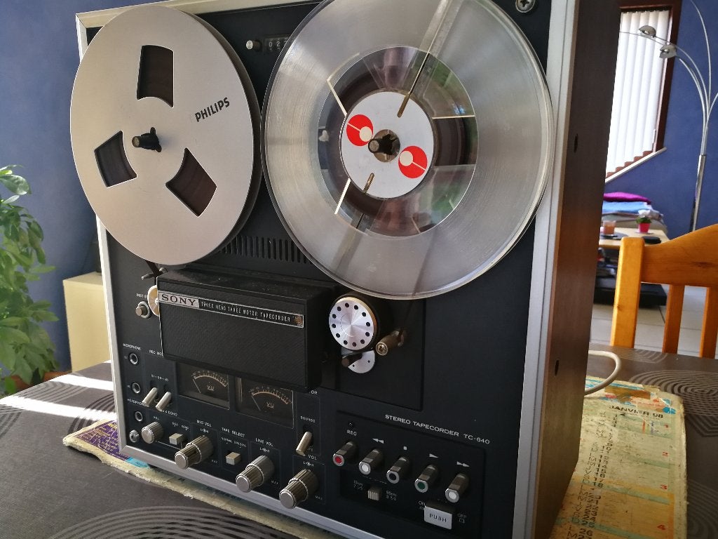 Sony TC 640 uit 1971-1974 met probleempjes, Audio, Tv en Foto, Bandrecorders, Ophalen, Bandrecorder