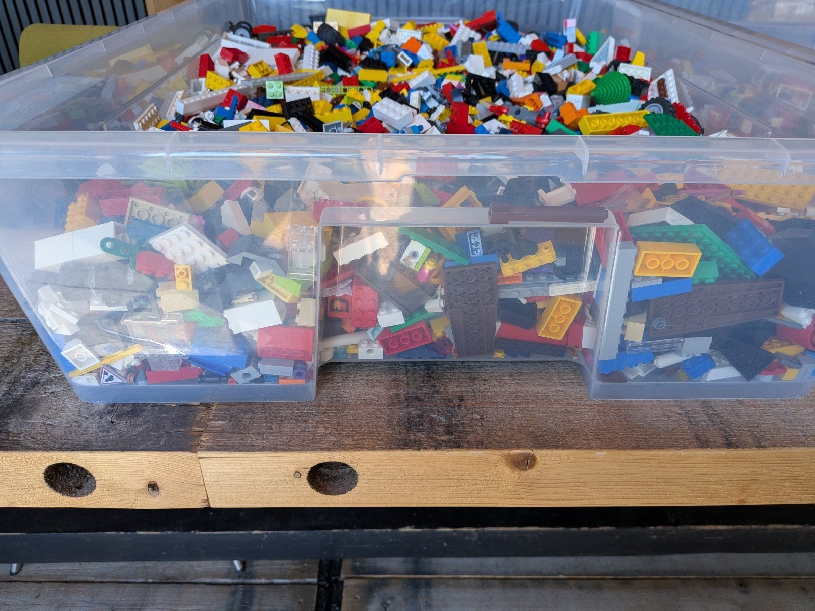 Grote partij bouwstenen: (imitatie) Lego, Plus Bricks en mee, Ophalen of Verzenden, Gebruikt, Overige merken