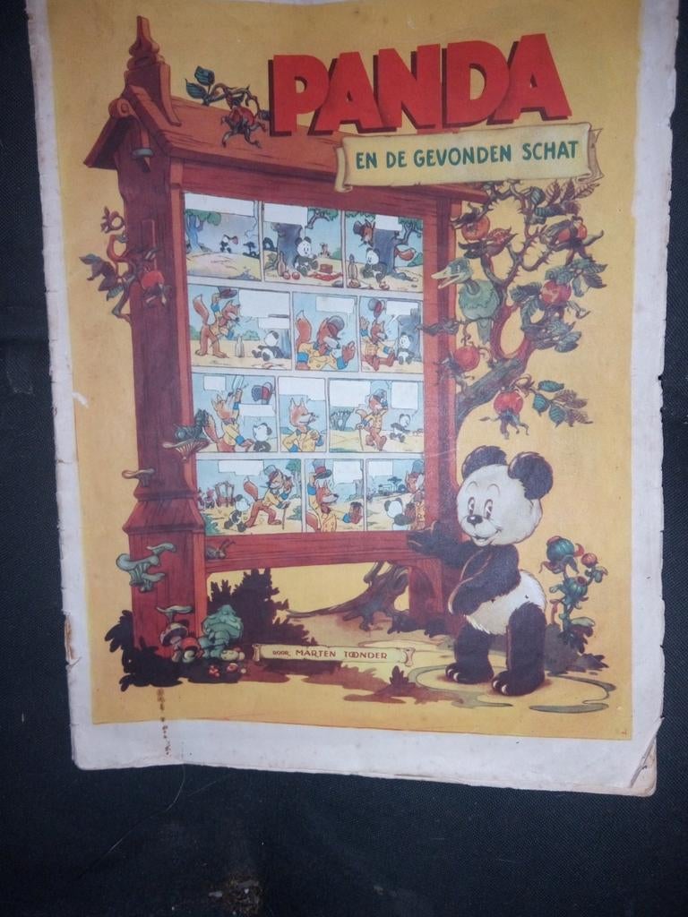 Panda en de Gevonden Schat - Oude Stripboek, Ophalen of Verzenden, Gelezen, Marten Toonder