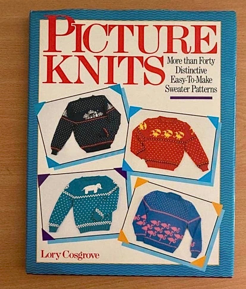 Vintage breiboek “Picture Knits” – Lory Cosgrove, Hobby en Vrije tijd, Ophalen of Verzenden, Zo goed als nieuw