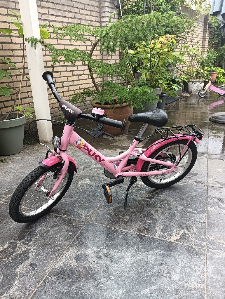 Puky meisjes fiets 16 inch, Fietsen en Brommers, Fietsen | Meisjes, Ophalen, Terugtraprem, Gebruikt, Puky