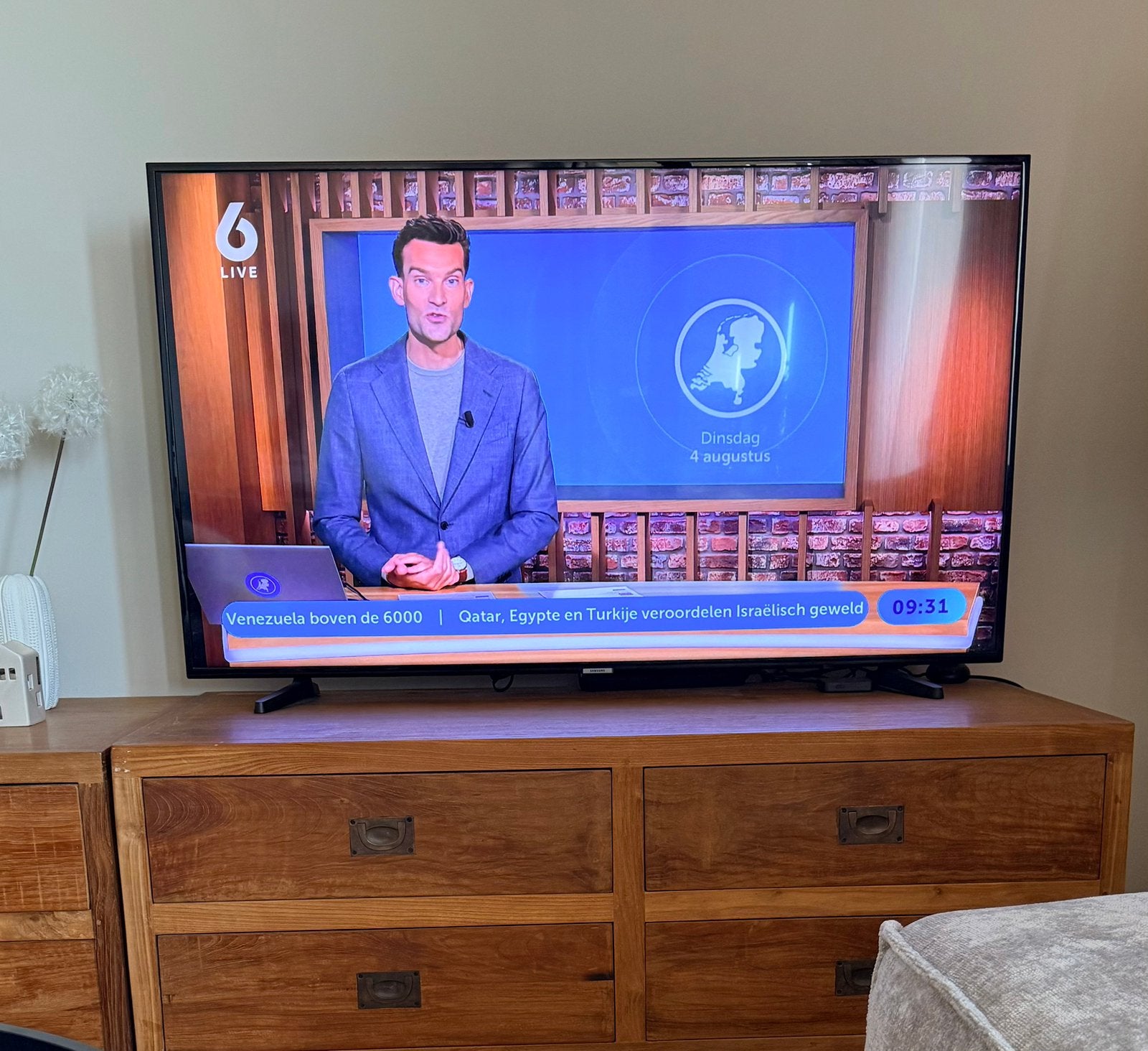 Samsung tv 55 inch, Ophalen, Gebruikt, 50 Hz, Samsung