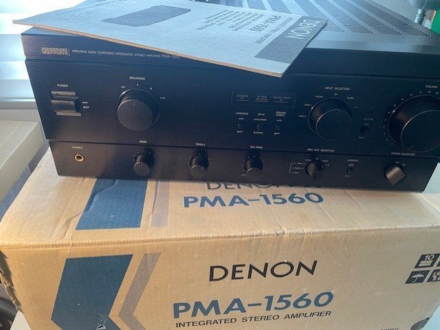 Denon PMA-1560 Geïntegreerde Versterker +GRATIS TU-560 Tuner, Audio, Tv en Foto, Versterkers en Receivers, Gebruikt, 120 watt of meer