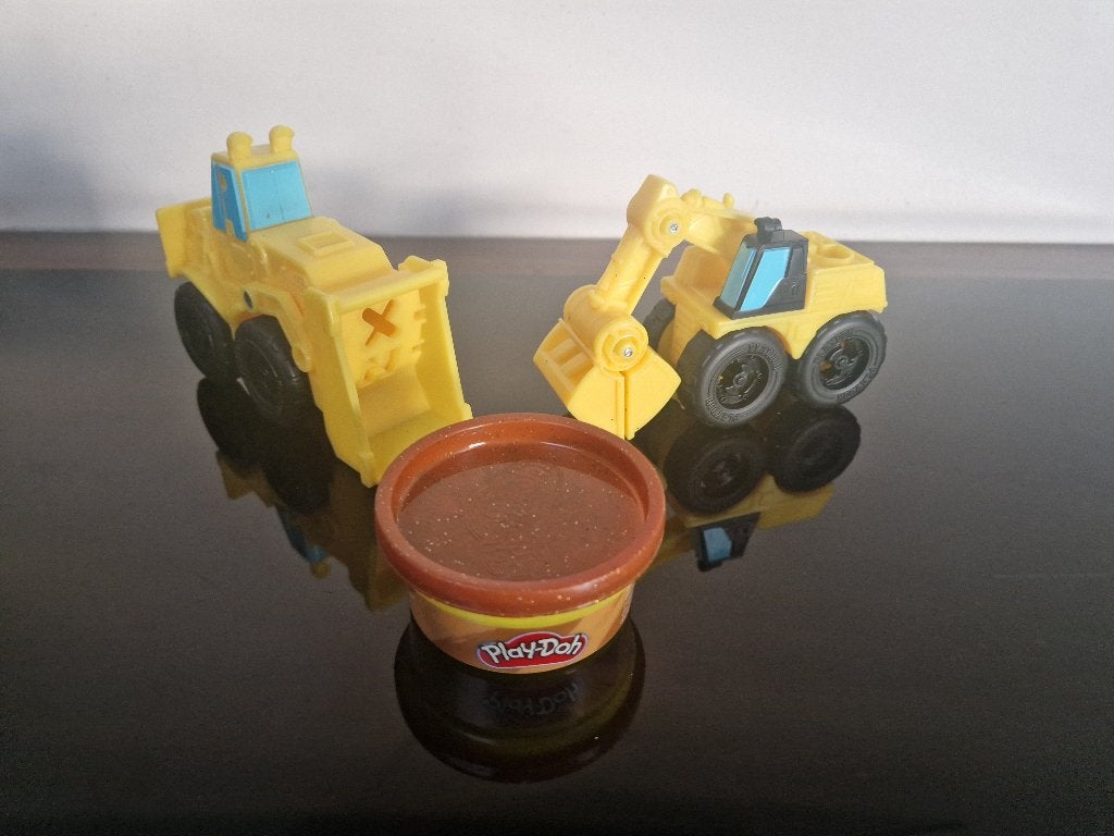 Play-Doh Wheels Lader en Graafmachine, Ophalen of Verzenden, Zo goed als nieuw, Knutselen