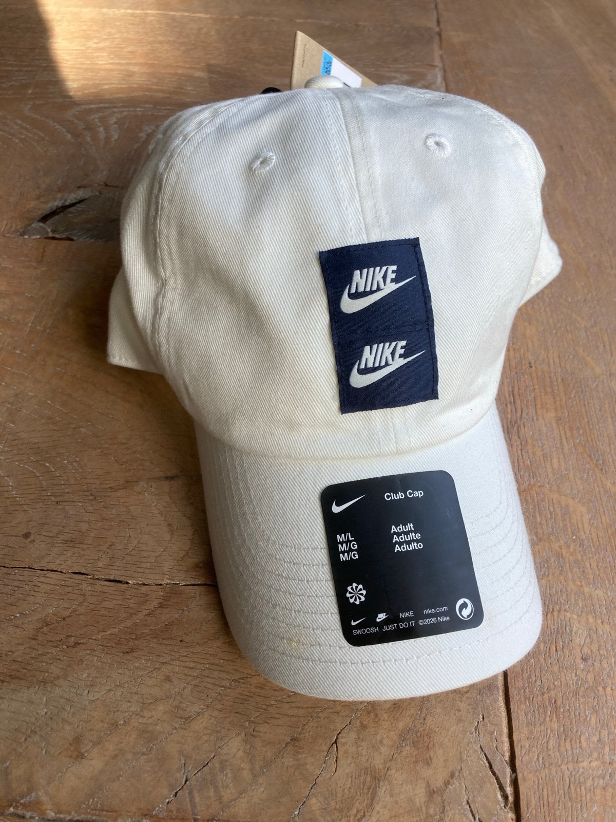 Nieuwe Nike Club Cap - Unisex Pet in Wit, Kleding | Heren, Ophalen of Verzenden, Nieuw, Pet
