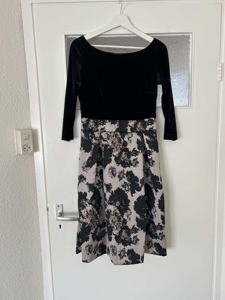 Cocktail jurk Swing zwart velours, Kleding | Dames, Jurken, Maat 38/40 (M), Zwart, Ophalen of Verzenden, Zo goed als nieuw