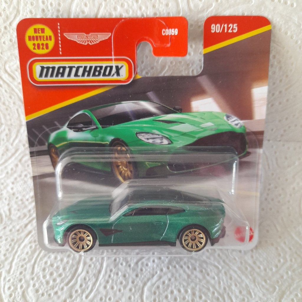 Matchbox 2025 Aston Martin Vanquish groen, Ophalen of Verzenden, Nieuw, Auto