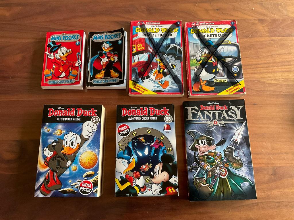 Donald Duck mini pocket, thema pocket, fantasy, Boeken, Strips | Comics, Meerdere comics, Ophalen of Verzenden, Zo goed als nieuw