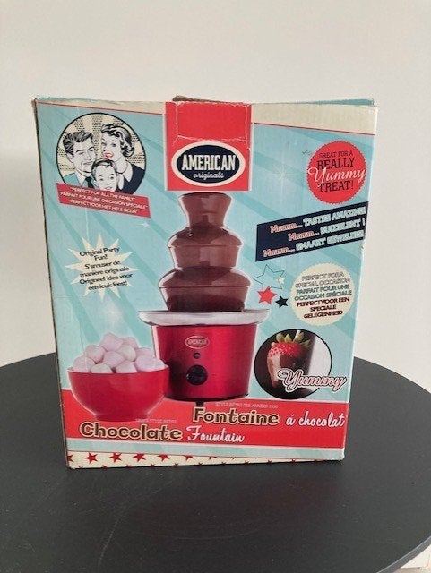 Chocolade fontein, Ophalen, Zo goed als nieuw