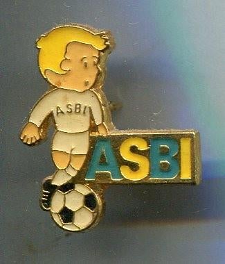 ASBI voetbal PIN ( BLAD9_928 ), Verzenden, Zo goed als nieuw, Sport, Speldje of Pin