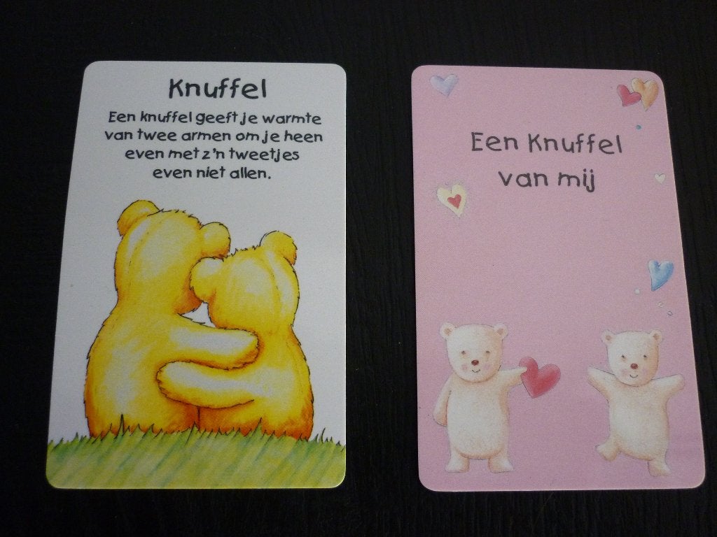 Wenskaartje knuffel / pasje met tekst / kaartje - NIEUW !!!, Ophalen of Verzenden, Nieuw