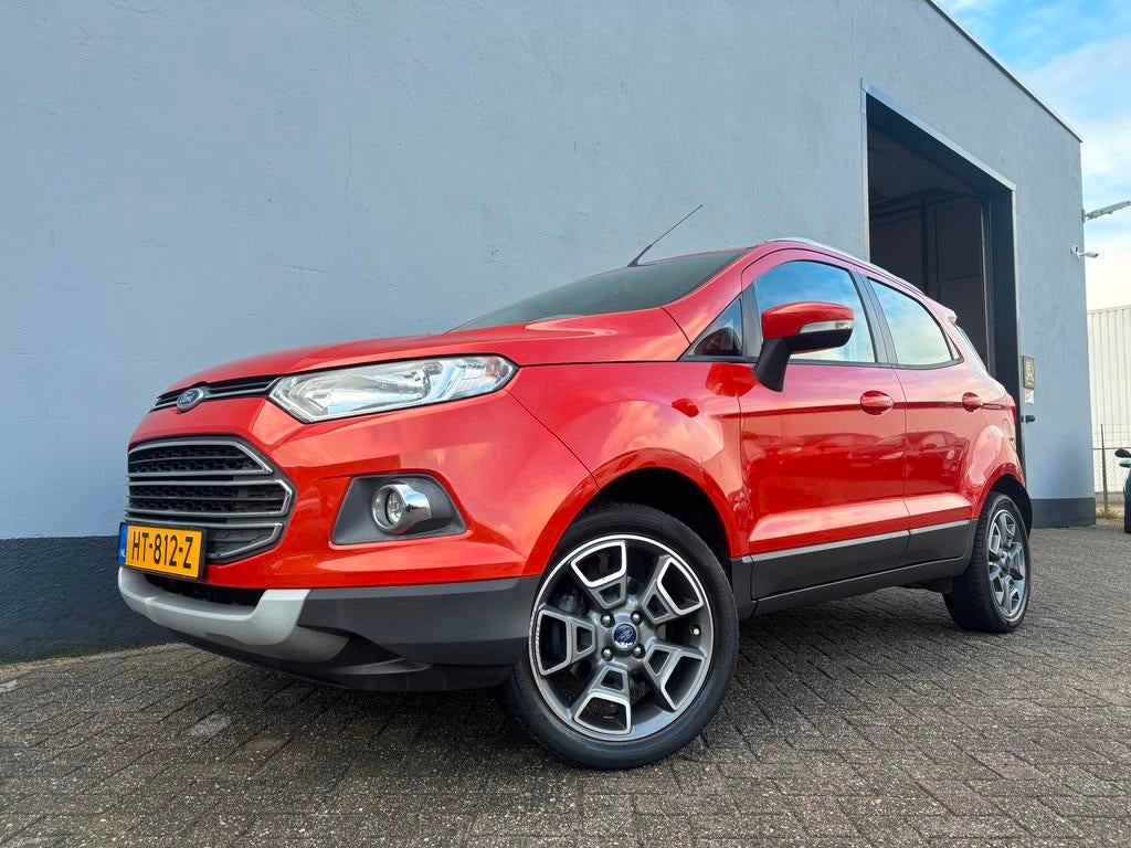 Ford EcoSport 1.0 EcoBoost Titanium, Auto's, Ford, Voorwielaandrijving, 125 pk, Gebruikt, Leder en Stof