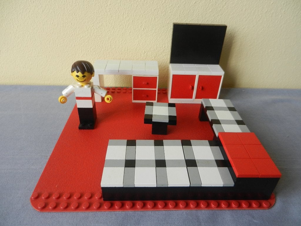 Lego 266 jongens slaapkamer (uit 1974), Ophalen of Verzenden, Gebruikt