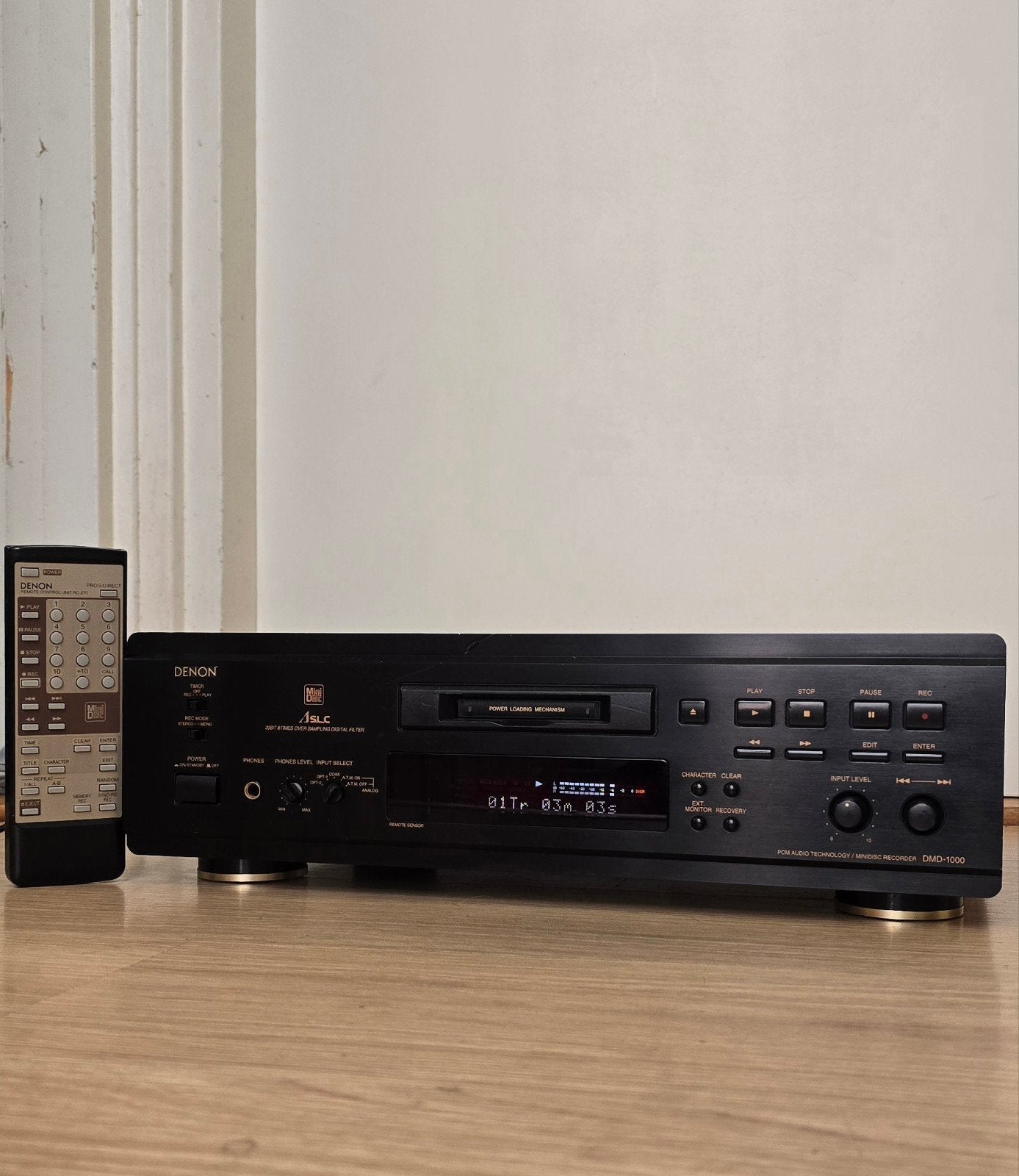 Denon DMD-1000 Minidisc-recorder met afstandsbediening