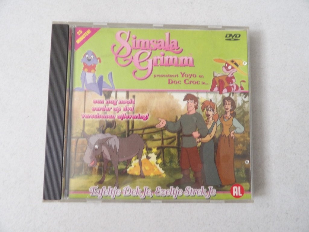 DVDS SIMBALA GRIMM tafeltje dek je, ezeltje strek je, Tekenfilm, Alle leeftijden, Overige soorten, Ophalen of Verzenden