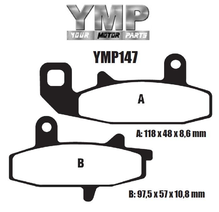 Remblokken Suzuki DR800 alle typen remblok DR 800, Motoren, Info@yourmotorparts.nl, Linde 24, 2925 CG Krimpen aan den IJssel, Your Motor Parts
