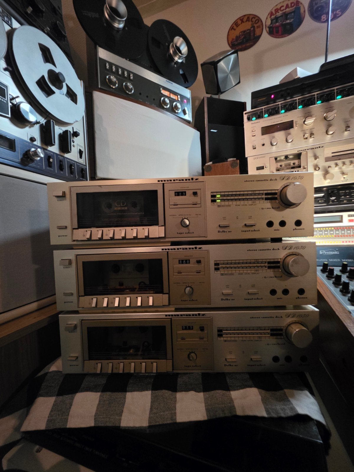Marantz SD1030 Stereo Cassette Deck, Ophalen of Verzenden, Enkel, Marantz, Tiptoetsen