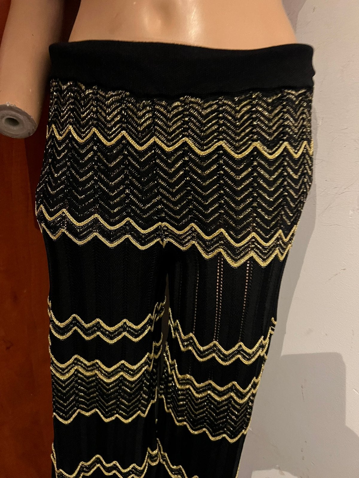CHICAS broek zwart goud maat 3 m ZGAN, Kleding | Dames, Maat 38/40 (M), Zwart, T, Ophalen of Verzenden