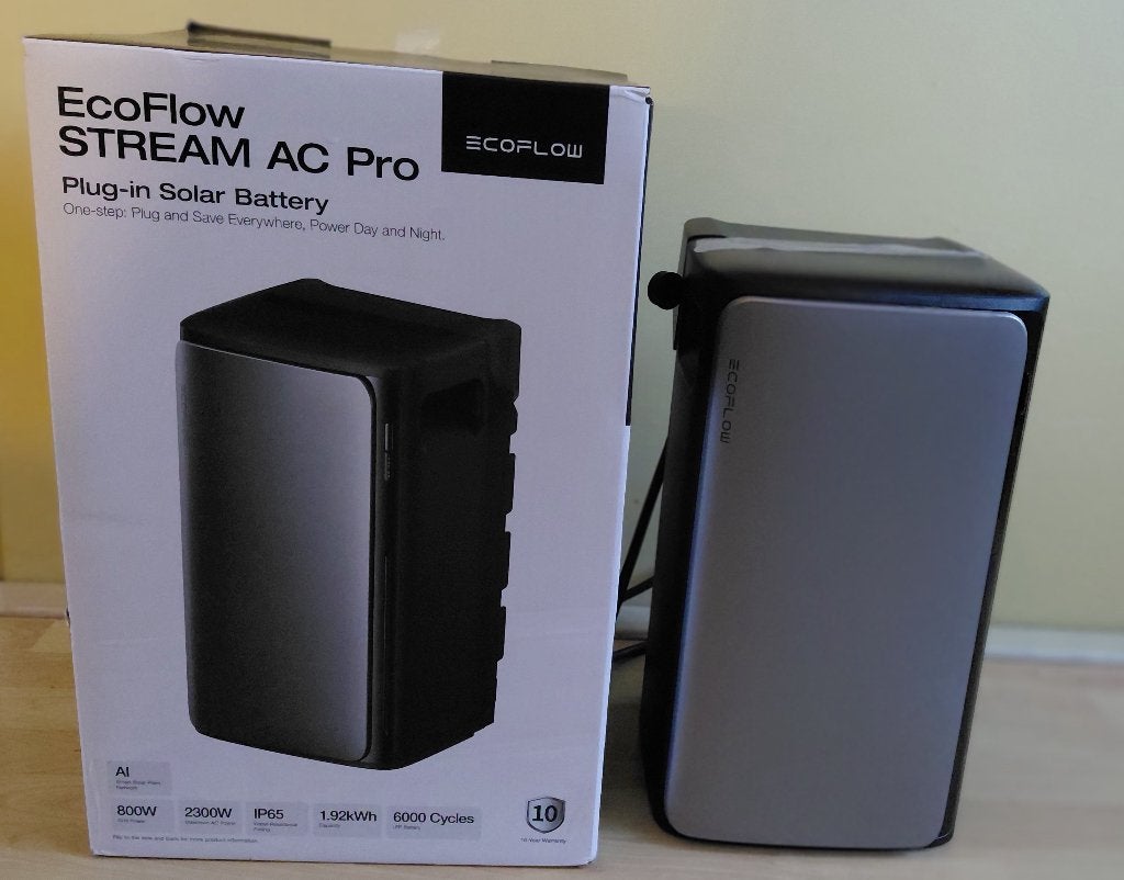 EcoFlow Stream AC Pro Thuisbatterij | 800W, Ophalen, Zo goed als nieuw, Oplaadbaar