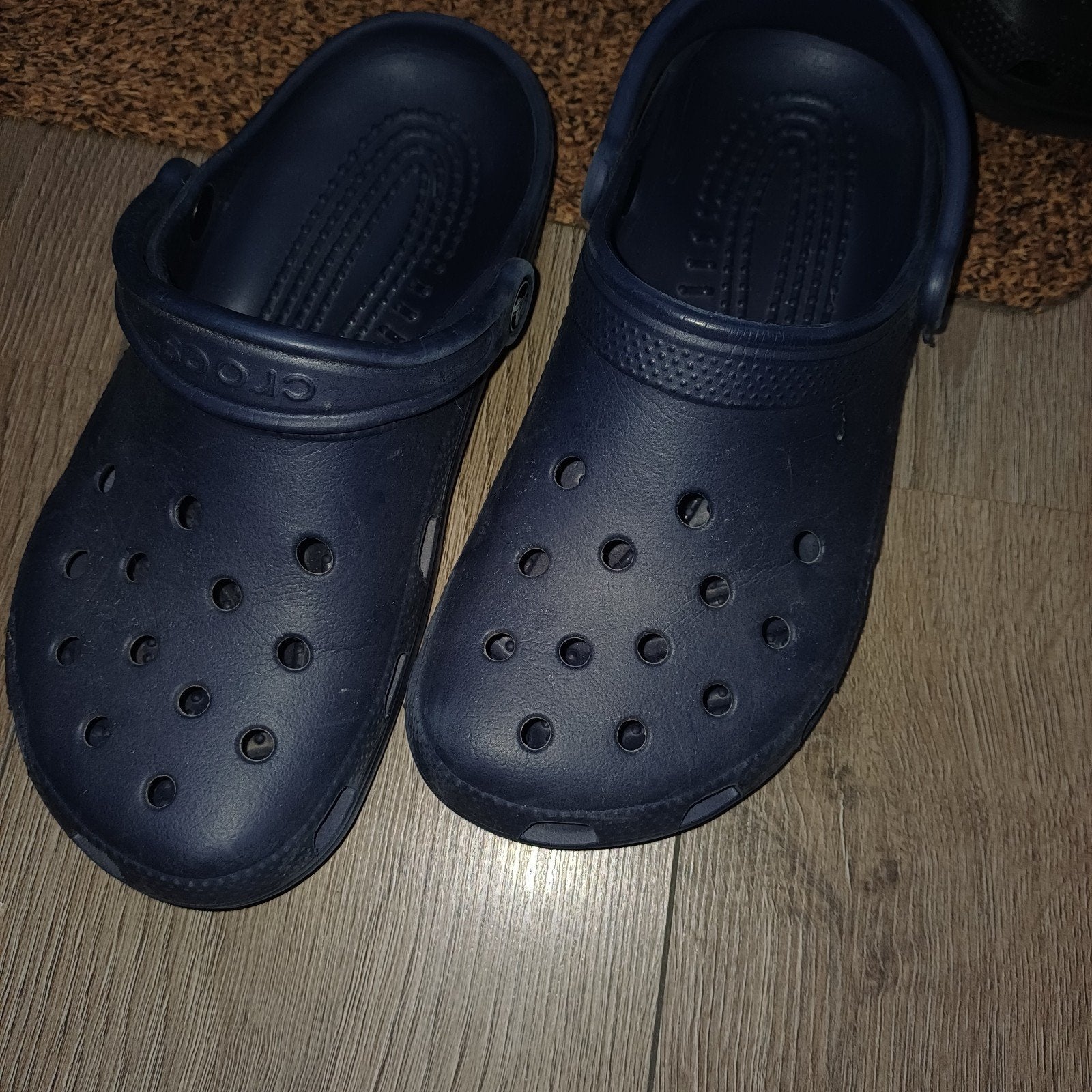 donkerblauwe crocs, Ophalen, Blauw, Instappers, Zo goed als nieuw