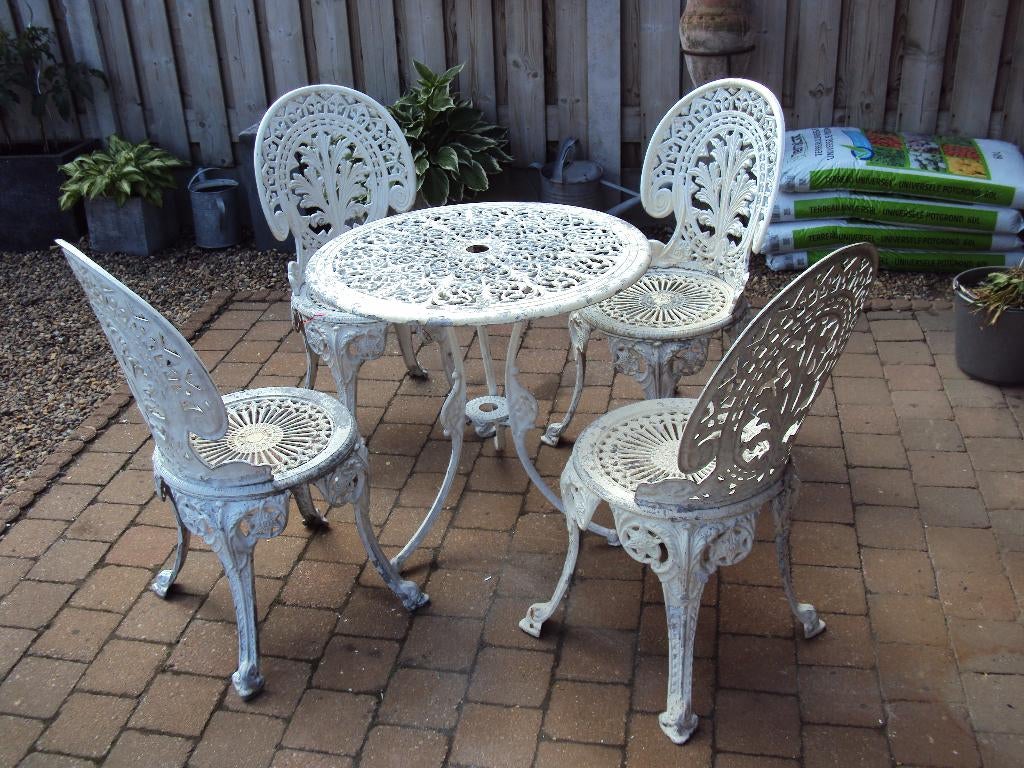 bistroset, Tuin en Terras, Tuinsets en Loungesets, Ophalen, Zo goed als nieuw, Overige materialen, 2 zitplaatsen