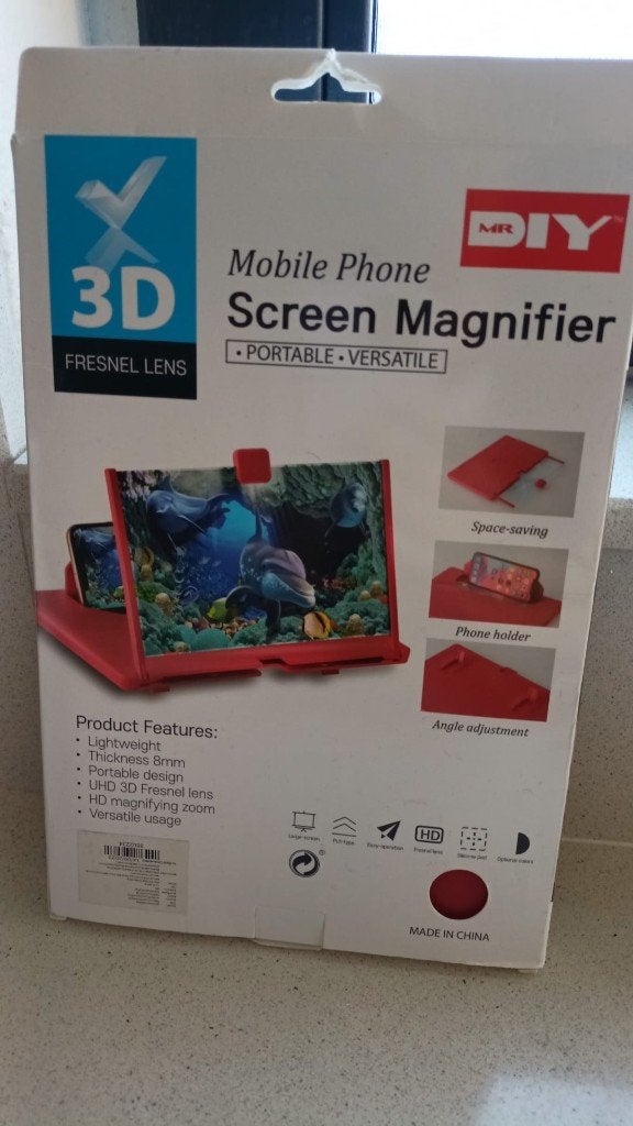3D screen magnifier, Ophalen of Verzenden, Zo goed als nieuw