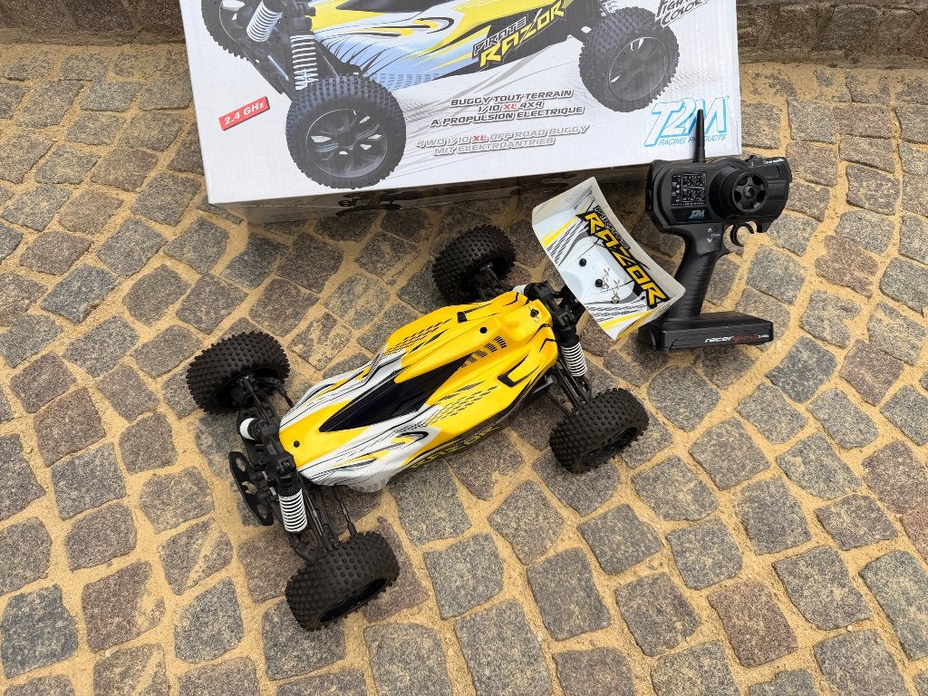 T2M Pirate Razor 1/10 4WD RC Buggy RTR + Originele Doos, Hobby en Vrije tijd, Auto offroad, Ophalen of Verzenden, Zo goed als nieuw