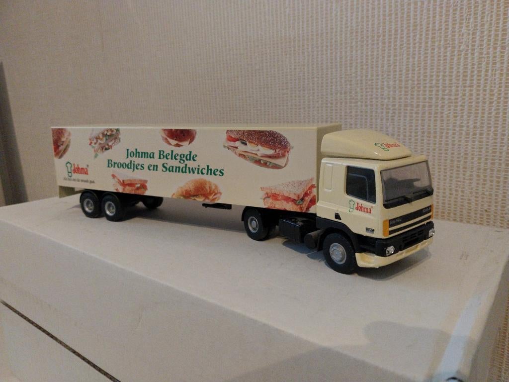 Lion Toys DAF 85CF 430 Johma Belegde Broodjes en Sandwiches, Ophalen of Verzenden, Zo goed als nieuw, Bus of Vrachtwagen, Lion Toys
