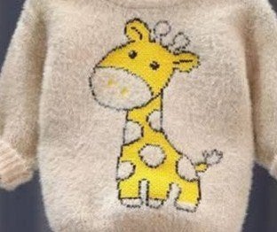 Giraffe trui breipatroon, Ophalen of Verzenden, Zo goed als nieuw, Breien, Patroon of Boek
