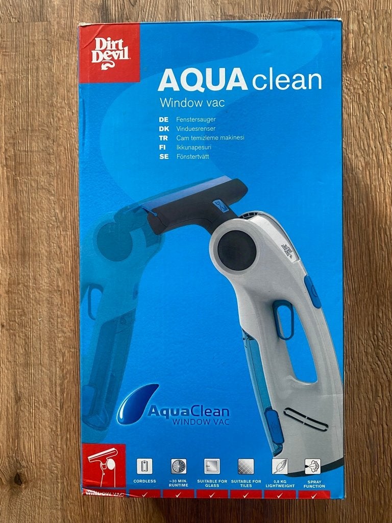 Dirt Devil Aqua Clean raamreiniger ZGAN, Ophalen of Verzenden, Raamwisser of Trekker