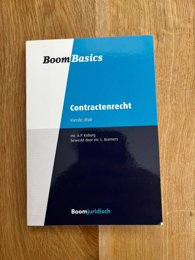 Boom Basics - Contractenrecht, Boeken, Ophalen of Verzenden, Zo goed als nieuw