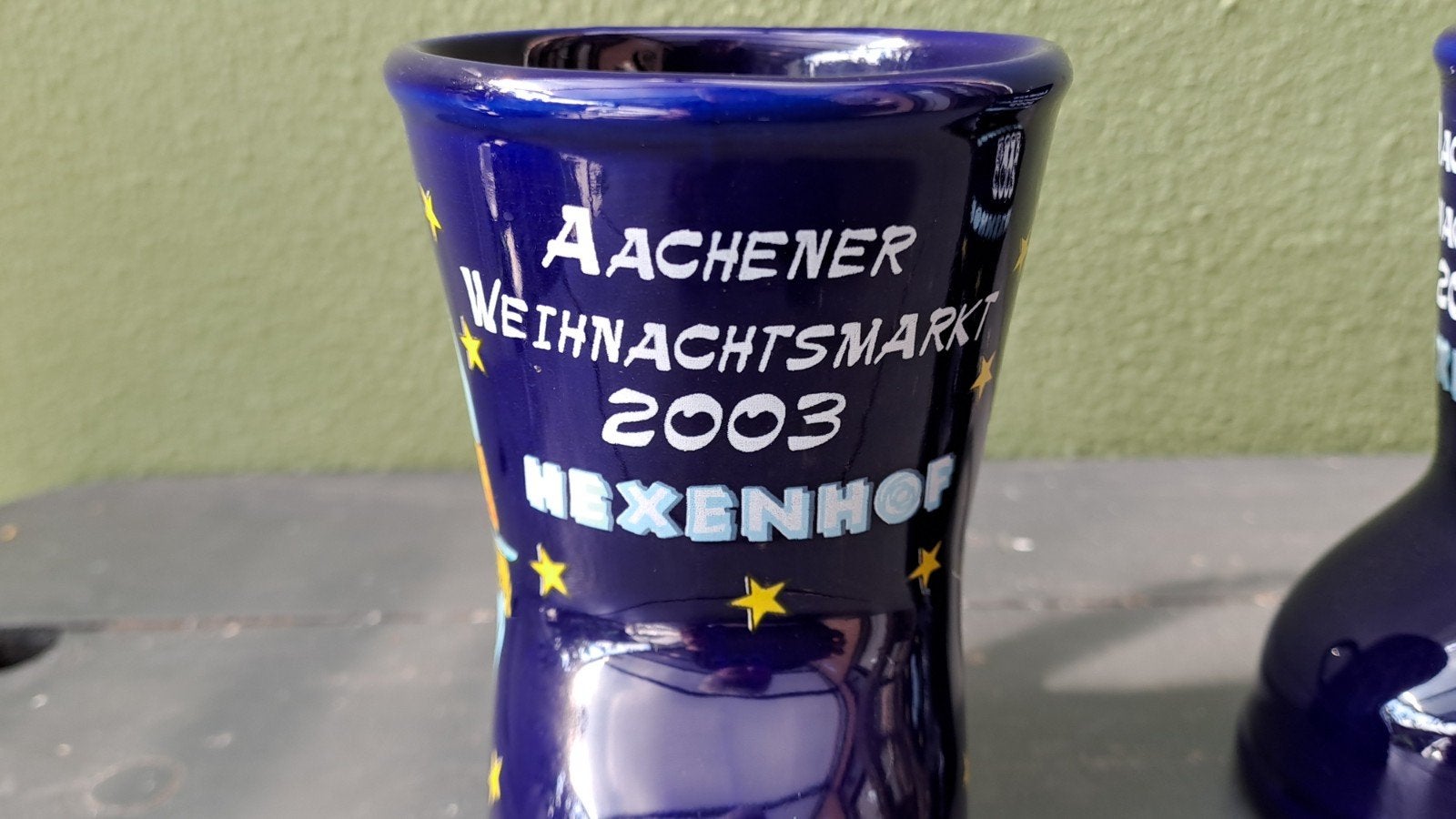 Glühweinmokken Aken Kerstmarkt 2003 - Heksenhof (2 stuks), Onbekend, Ophalen of Verzenden, Zo goed als nieuw, Onbekend