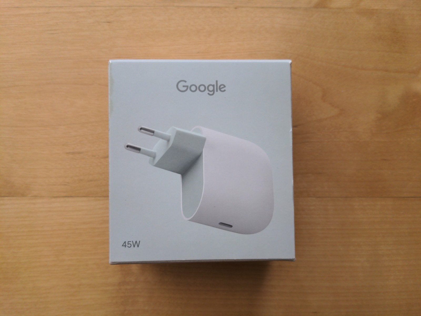 Google Power Charger Oplader 45W USB C Wit verzegeld, Ophalen of Verzenden, Nieuw, Snellader